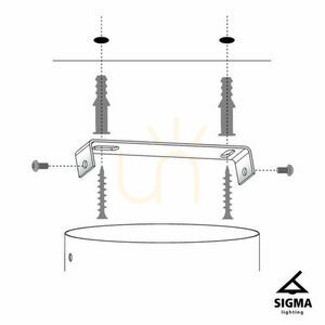 Sigma Aqua 2 White Ceiling Light Plafond 33463 small 2
