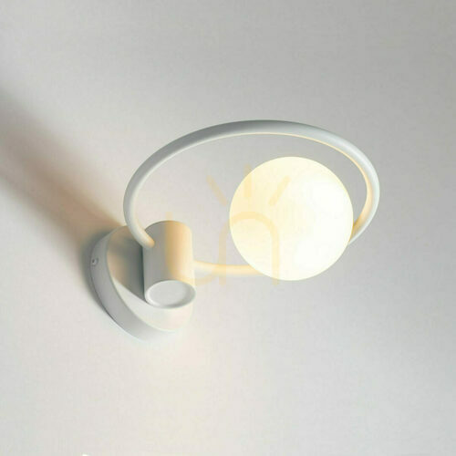Check Sigma Aqua White Wall Sconce 33481