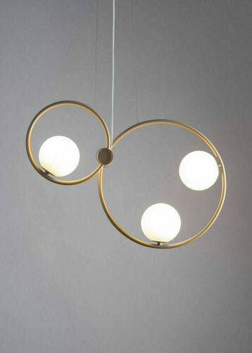 Check Sigma AQUA 3 Pendant Light Gold White G9 64cm SKU 33476