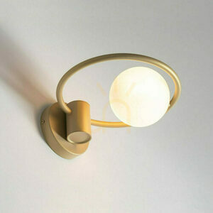 Wall lamp Sigma Aqua golden beige G9 12W SKU 33482 small 1