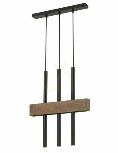 Check Pendant lamp Sigma Blake 3 black/brown G9 3-light SKU 33444