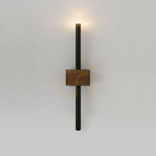 Check Sigma BLAKE Wall Sconce Black/Brown G9 50 cm 33446