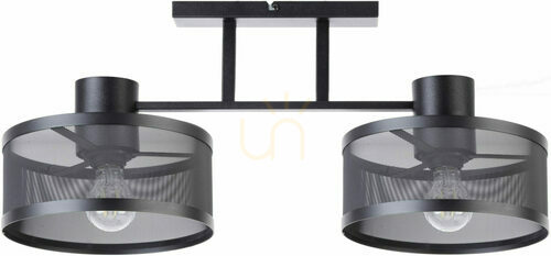 Check Plafon Sigma Bono 2xE27 black 67 cm 31908