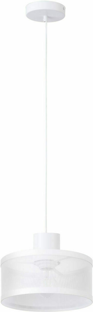 Pendelleuchte Sigma Bono 1 weiß E27 25 cm Stahl SKU 31905