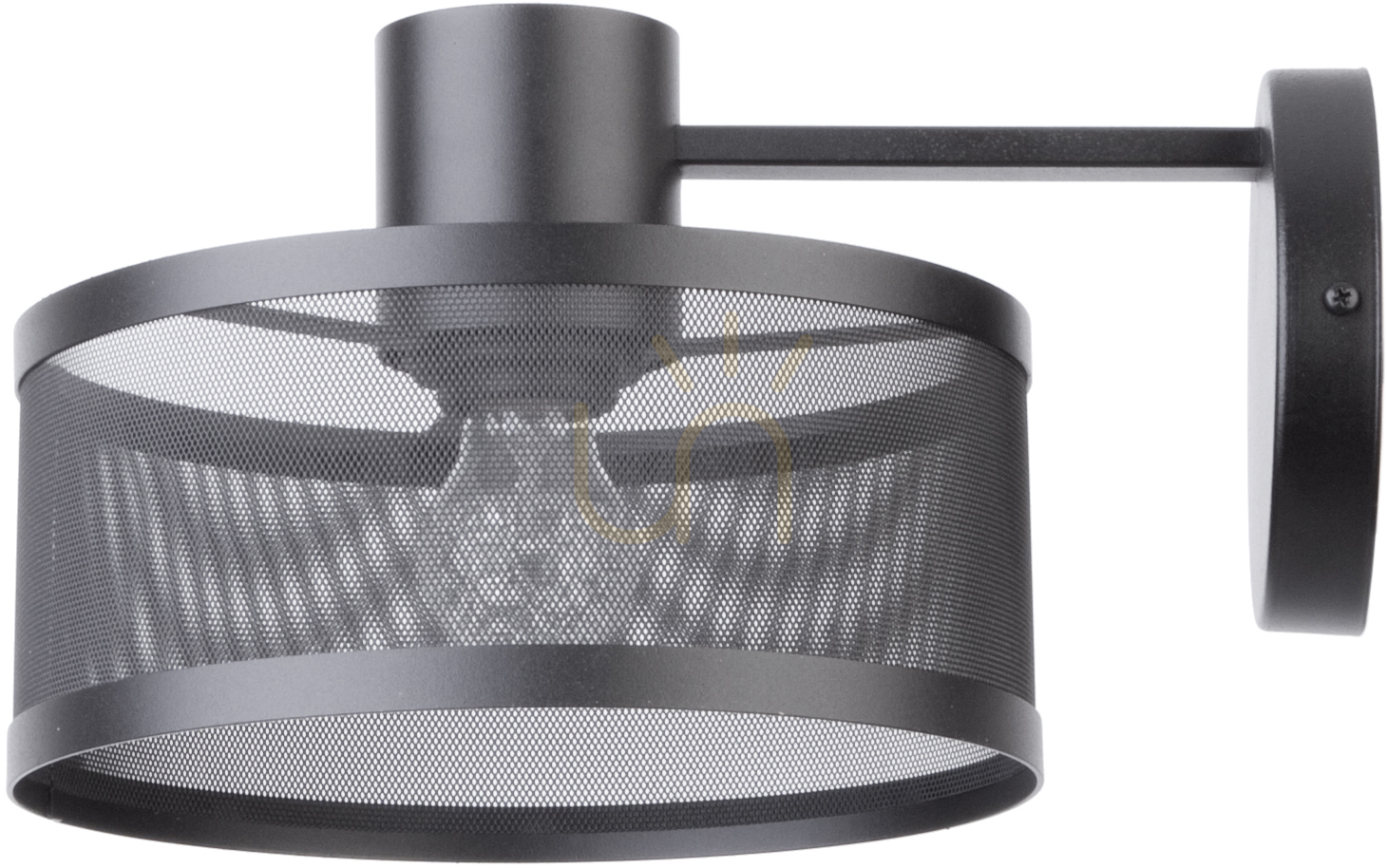 Wall lamp Sigma Bono black 25 cm steel E27 31928
