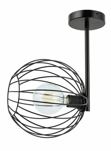 Check Ceiling Lamp Sigma CHERRY 1 Black Steel 60W E27 32361