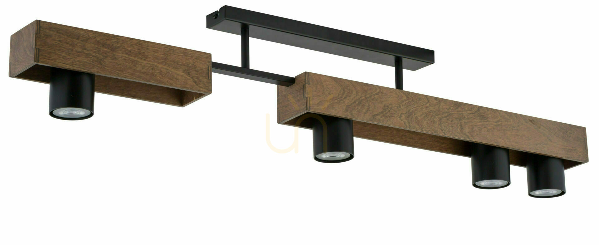 Plafon Sigma COCO 4 czarny GU10 4x25W 98 cm 33361