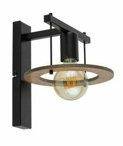 Sigma Coffee Wall Sconce Black Brown E27 15W 32489 small 0
