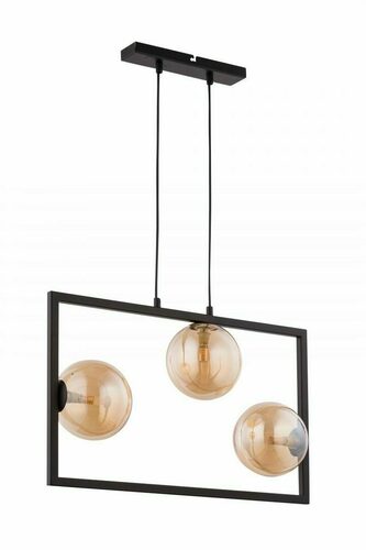 Check Pendant Light Sigma Cosmic 3 Black Amber G9 32122