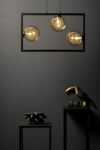 Check Pendant Light Sigma Cosmic 3 Black Amber G9 32122