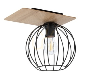 Ceiling light Sigma Cyber 1 Oak Black E27 SKU 32357 small 0