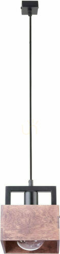 Check Sigma Dakota Pendant Light Black Bronze E27 1x15W 31750