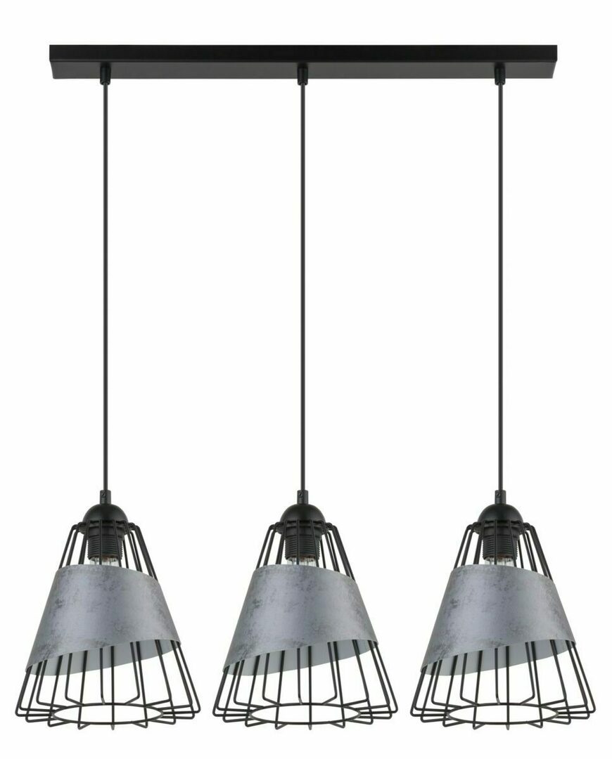 Sigma Deni 3 Black Pendant Lamp 60W E27 IP20 SKU 40542