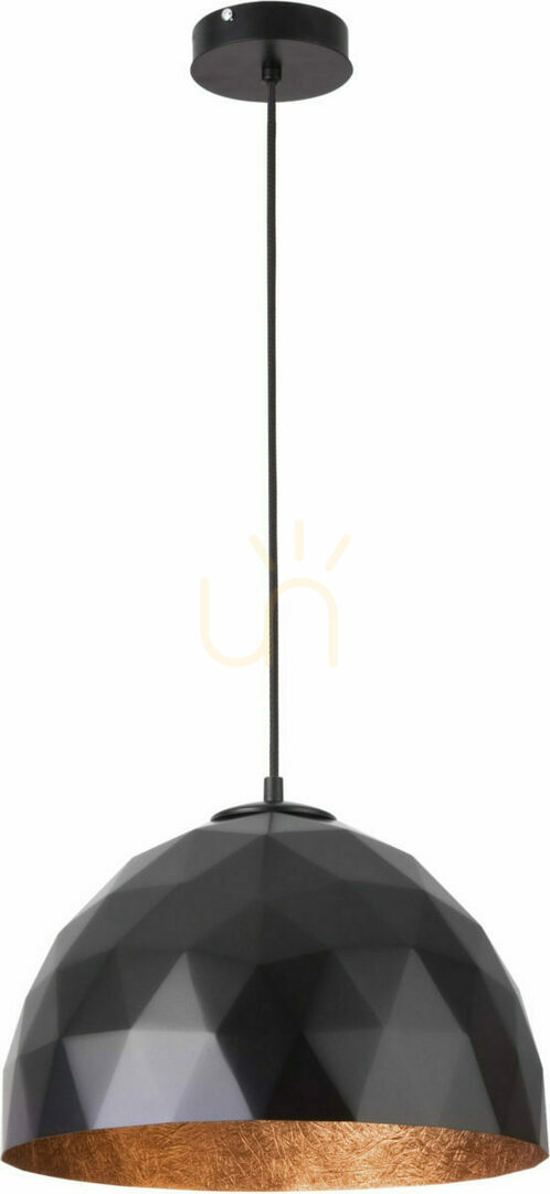 Sigma Diament Pendant Lamp Black Copper 35 cm E27 31372