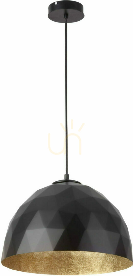 Pendelleuchte Sigma Diament schwarz-gold 35 cm E27 31371