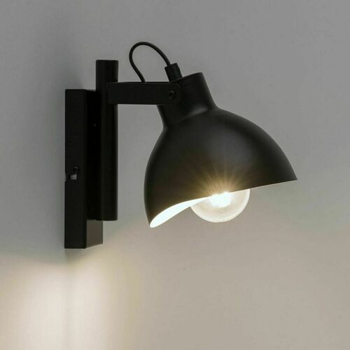 Check Wall lamp Sigma Flop black white steel E27 60W 32425
