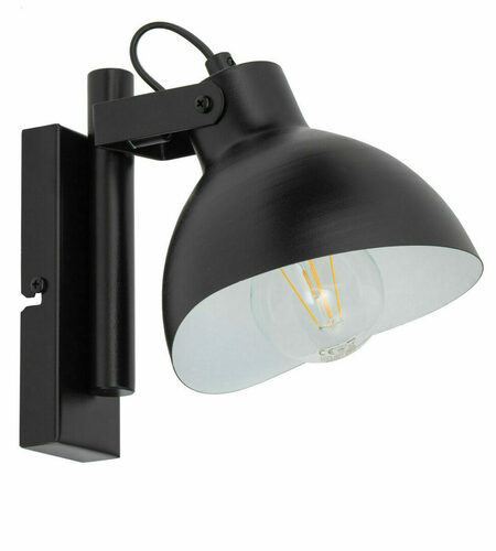 Check Wall lamp Sigma Flop black white steel E27 60W 32425