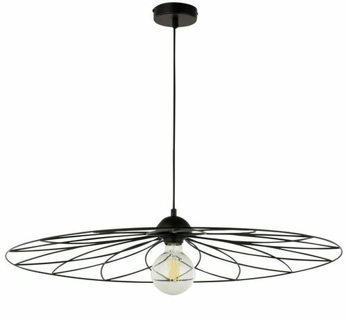 Check Pendant Light Sigma FLOWER L Black 73cm Steel E27 32053