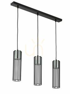 Sigma Fobia 3 Black Silver Pendant Light GU10 33454 0 Sigma Fobia 3 Black Silver Pendant Light GU10 33454 small 0