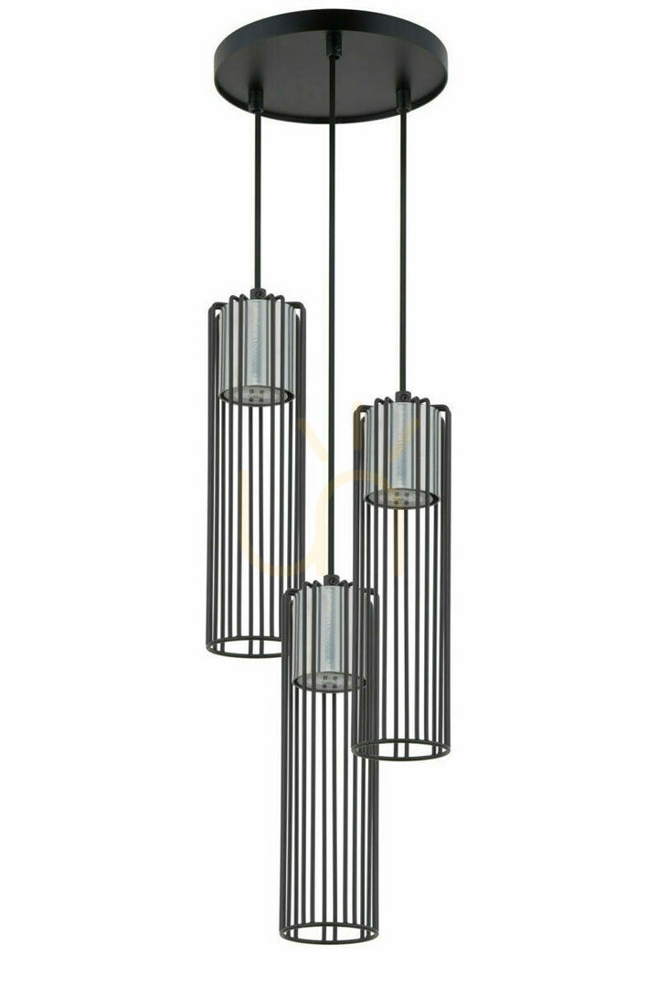 Sigma Fobia 3 Koło Black Pendant Lamp 33457