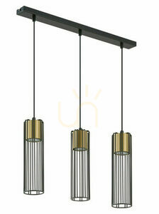 Sigma Fobia 3 Pendant Light Black Gold 33455 0 Sigma Fobia 3 Pendant Light Black Gold 33455 small 0