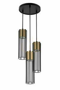 Sigma Fobia 3 Pendant Light Black Gold GU10 SKU 33458 small 0