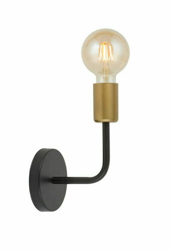 Check Wall Lamp Sigma Gino Black Gold 32384