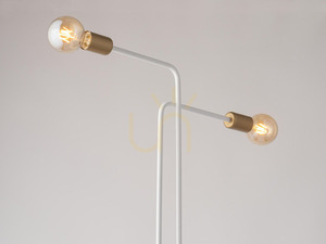 Floor Lamp Sigma GINO White Gold 160 cm E27 2-Light 50315 1 Floor Lamp Sigma GINO White Gold 160 cm E27 2-Light 50315 small 1