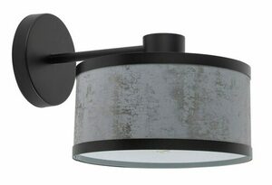 Sigma GLORY black grey wall lamp sconce E27 60W IP20 40524 small 0