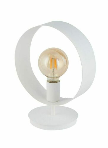 Check Sigma White Table Lamp 60W E27 32cm Painted Steel SKU 50280