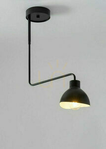 Plafon Sigma HOLI 1 black-white E27 60W stal malowana 32445 small 2