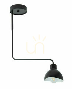 Plafon Sigma HOLI 1 black-white E27 60W stal malowana 32445 small 0