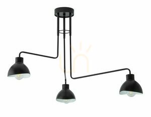 Plafon Sigma HOLI 3 Black White E27 60W 32449 small 0