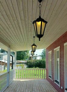Outdoor Pendant Light SU-MA Retro Maxi Black Patina 30 cm K 1018/1/BD small 2