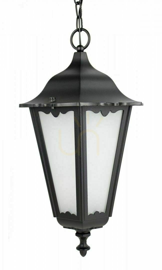 Outdoor Pendant Light SU-MA Retro Maxi Black Patina 30 cm K 1018/1/BD