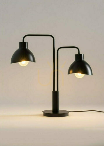 Check Sigma HOLI Table Lamp 2x E27 Black 50330