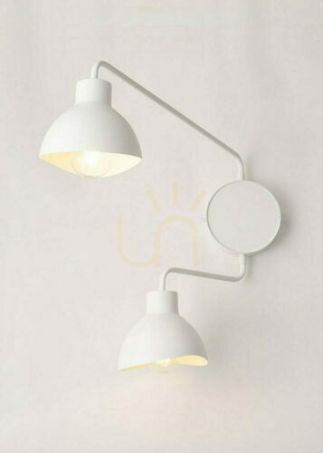 Check Wall Lamp Sigma Holi 2-Light White E27 Steel 32491