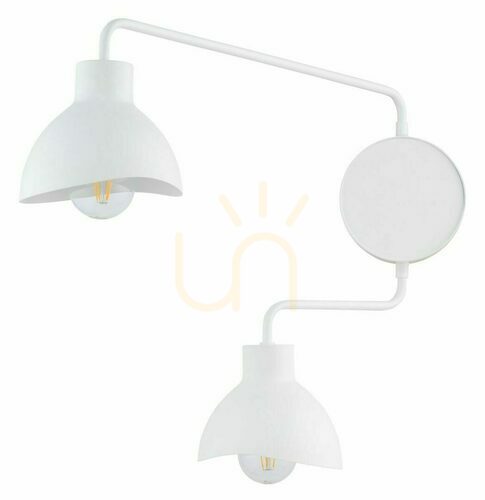 Check Wall Lamp Sigma Holi 2-Light White E27 Steel 32491