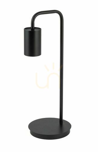 Check Table Lamp Sigma Luis Black Steel GU10 46 cm 50312