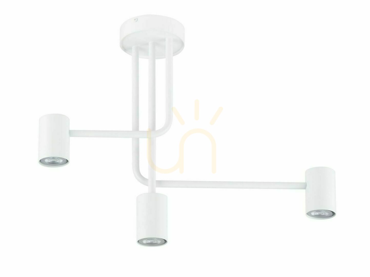 Plafon Sigma Luis 3 biały GU10 stal 60 cm 33421