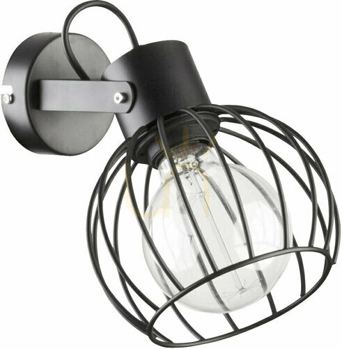 Check Sigma Luto Koło Wall Sconce Black E27 60W 31160