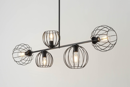 Check Sigma MADAM 5 black ceiling light 5xE27 32368