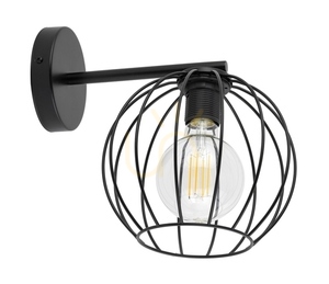 Wall Lamp Sigma Madam Black Steel E27 15W Sconce 32373 small 0