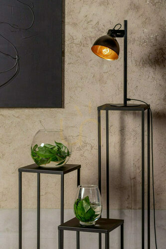 Check Sigma Mars Black Gold Table Lamp 50264