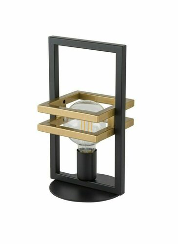 Check Sigma Desk Lamp Black Gold 32 cm E27 50318