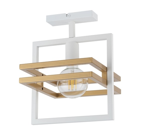 Check Plafon Sigma MERCI 1 biały złoty 26 cm E27 60W 32399