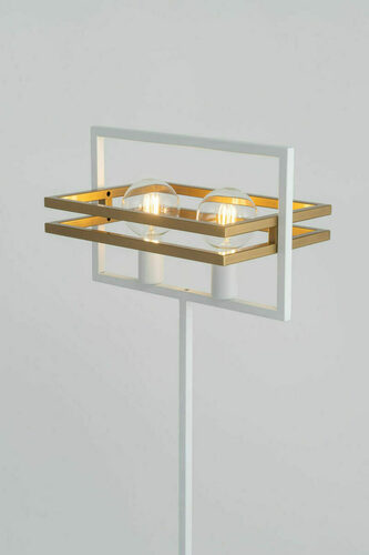 Check Floor Lamp Sigma Merci White Gold 50322