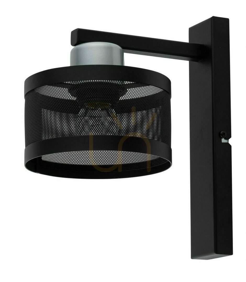 Sigma Wall Sconce Black Silver E27 60W IP20 32144