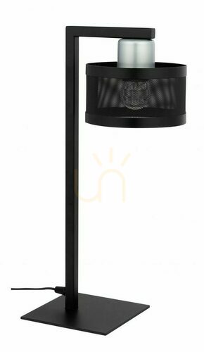 Check Table Lamp Sigma OFF Black Silver E27 60W 50234
