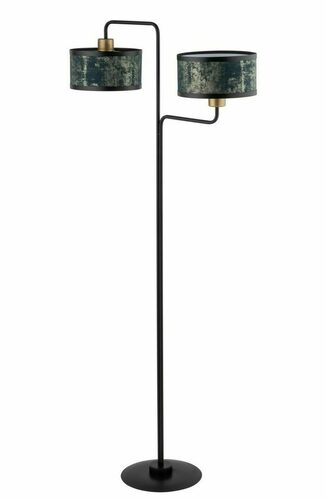 Check Floor lamp Sigma Opera black graphite-gold 2xE27 159cm 50342